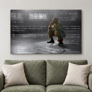 Inspirational Quote Canvas Art: Handcrafted Basketball Movie Print, Motivational Wall Decor | Premium Canvas, Gift f